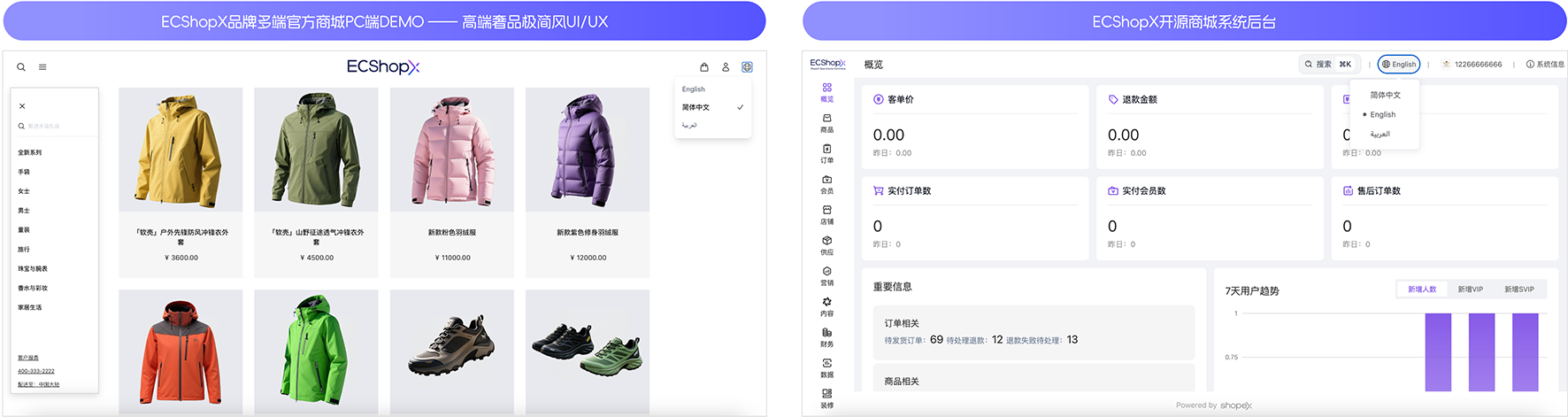 ECShopX 管理后台